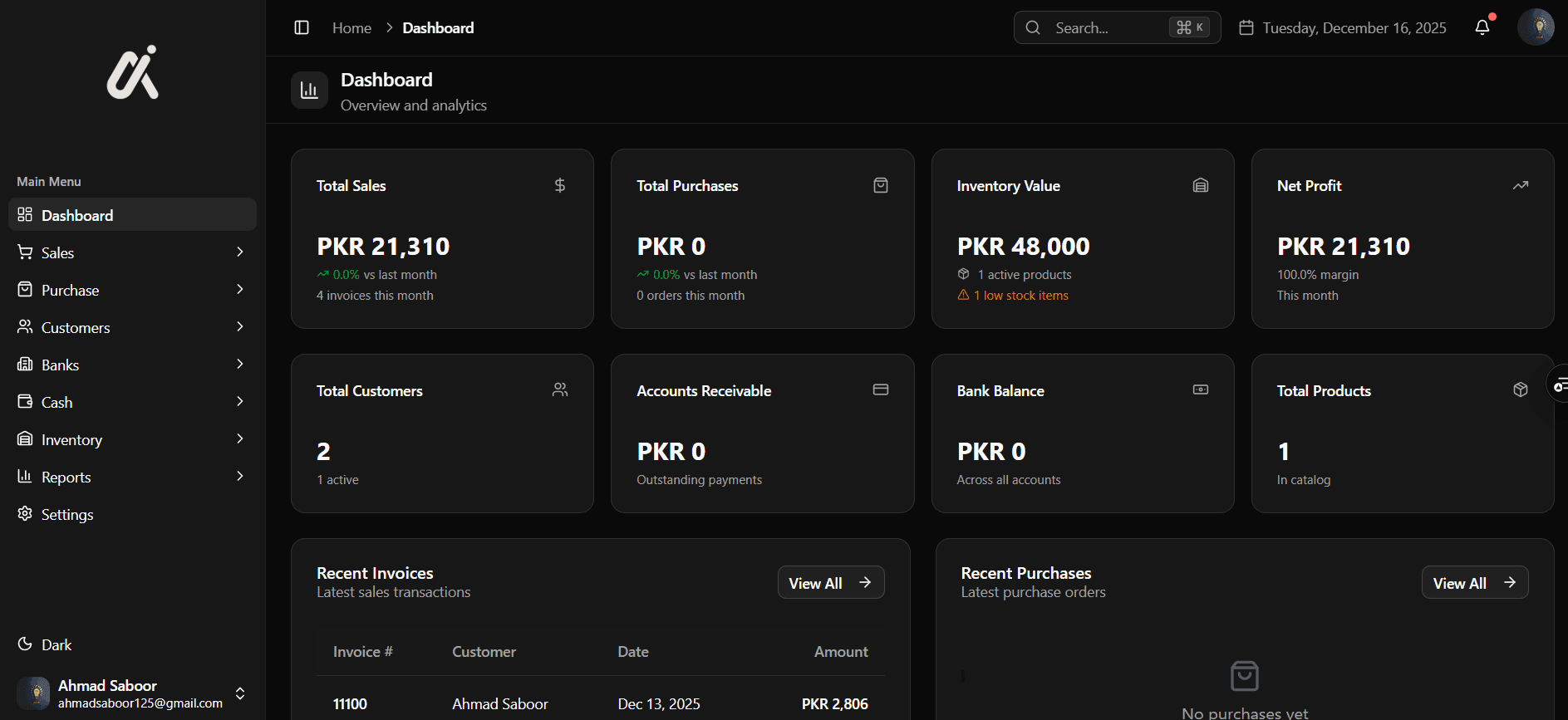 Digital Invoice – AI-powered digital invoicing system